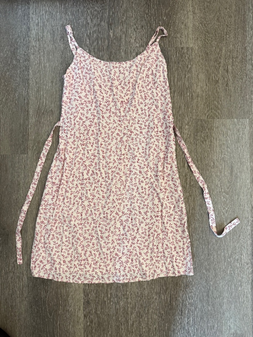 Brandy Melville Pink Floral Dress Short One Size